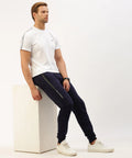 Men’s Navy Solid Jogger Pants – Clean Fit Premium Everyday Comfort